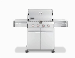 Weber S-420 Natural Gas Grill Stainless Finish